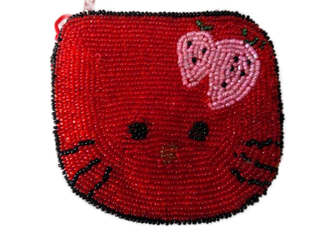 Factory direct sales of new fashion bead embroidered wallet card bag passport cover beaded purse   handbag  card bag 58