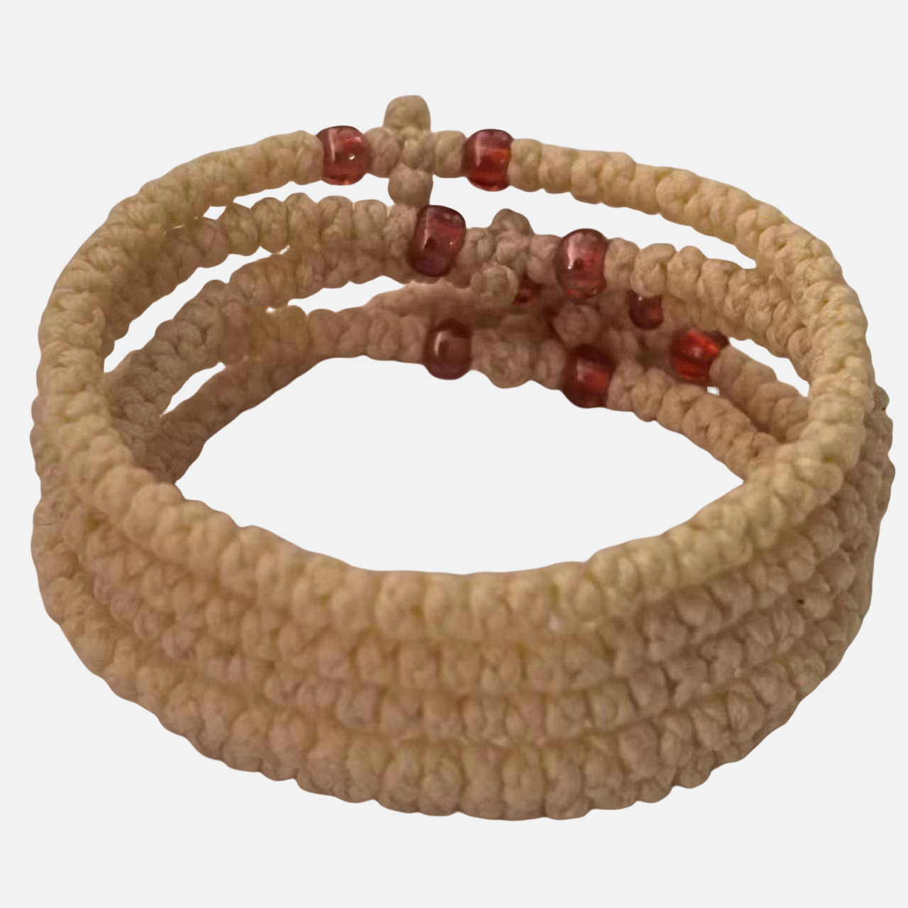 Komboskini bracelet prayer ropes Direct manufacturing from source factory Large stock supply ， Greek Prayer Rope Bracelet, buff Cross Prayer Rope Komboskini With Red Beads