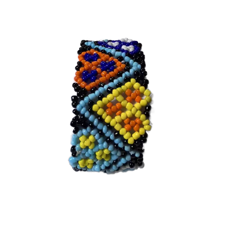 Hand beaded letter strap fashion beaded bag with beaded belt factory to undertake processing customization