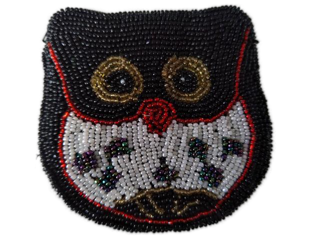 Factory direct sales of new fashion bead embroidered wallet card bag passport cover beaded purse   handbag  card bag 75