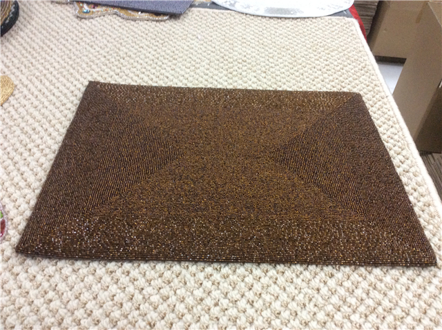 Factory Direct Selling Processing and Custom Beaded placemat Hand-Made Cup Matdishes Disc Pad Dinner Flag Table Mat Tea Table Mat