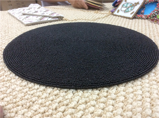 Factory Direct Selling Processing and Custom Beaded placemat Hand-Made Cup Matdishes Disc Pad Dinner Flag Table Mat Tea Table Mat