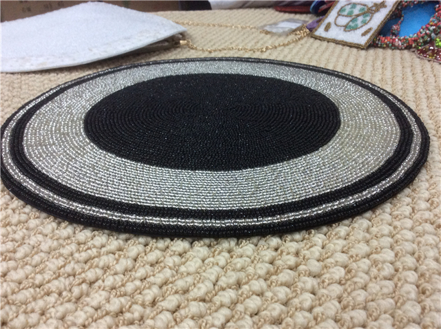 Factory Direct Selling Processing and Custom Beaded placemat Hand-Made Cup Matdishes Disc Pad Dinner Flag Table Mat Tea Table Mat
