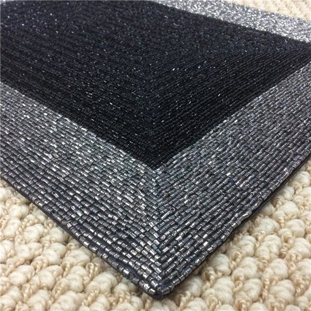 Factory Direct Selling Processing and Custom Beaded placemat Hand-Made Cup Matdishes Disc Pad Dinner Flag Table Mat Tea Table Mat