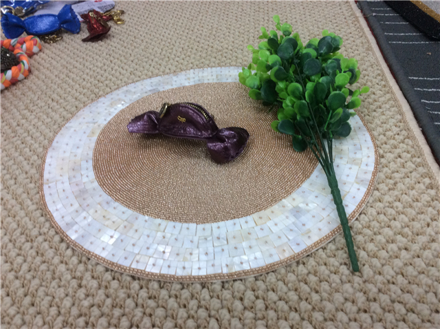 Factory Direct Selling Processing and Custom Beaded placemat Hand-Made Cup Matdishes Disc Pad Dinner Flag Table Mat Tea Table Mat