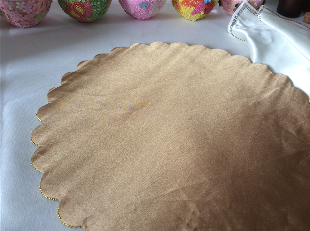 Factory Direct Selling Processing and Custom Beaded placemat Hand-Made Cup Matdishes Disc Pad Dinner Flag Table Mat Tea Table Mat