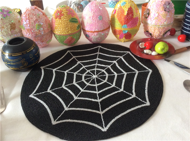 Factory custom fine colorful knit Kippah, 100% cotton DMC hand-woven Kippah hat, DMC Kippah Yamaka Kippa Yarmulke skull hat