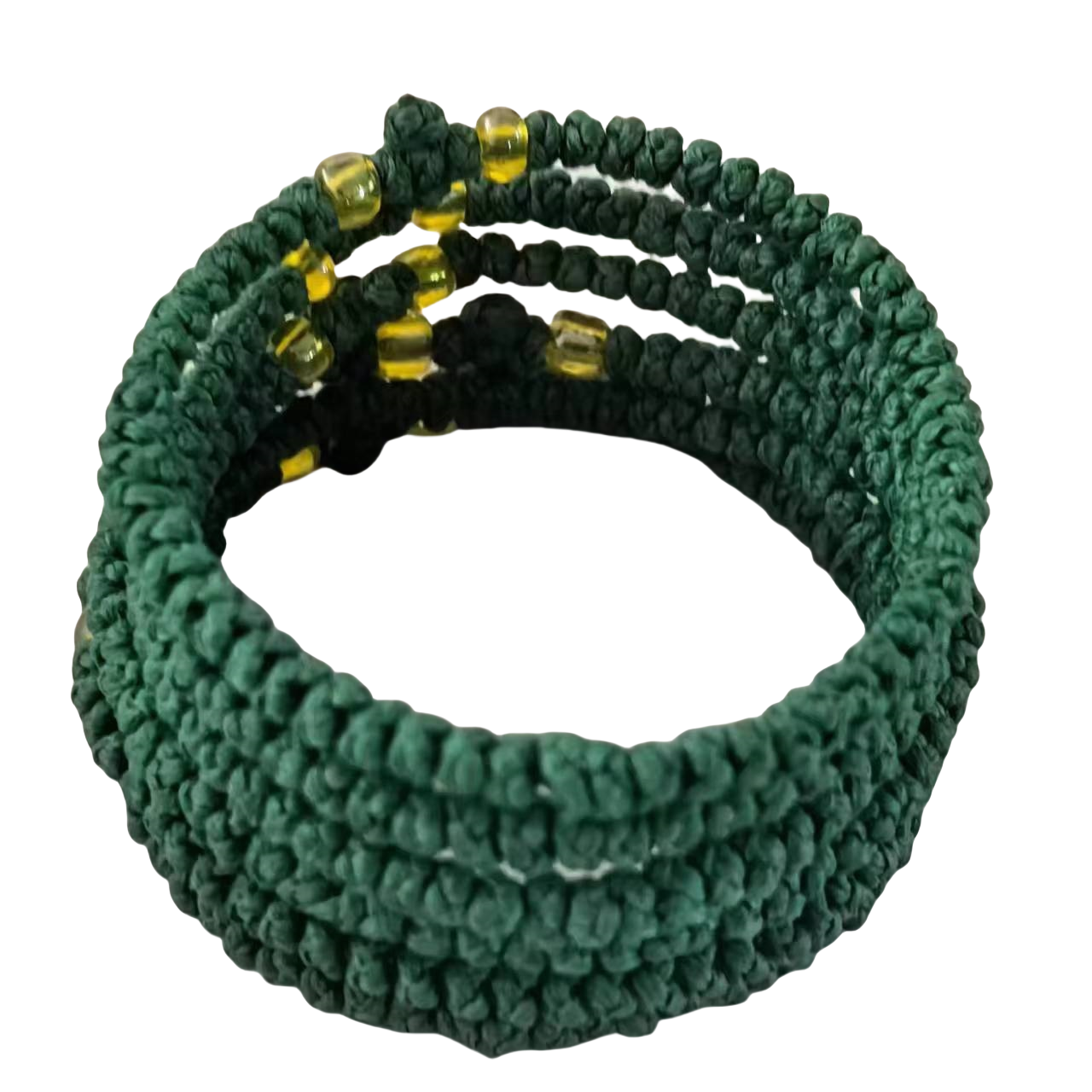 Komboskini bracelet prayer ropes Direct manufacturing from source factory Large stock supply ， Greek Prayer Rope Bracelet, peacock green Cross Prayer Rope Komboskini With yellow Beads