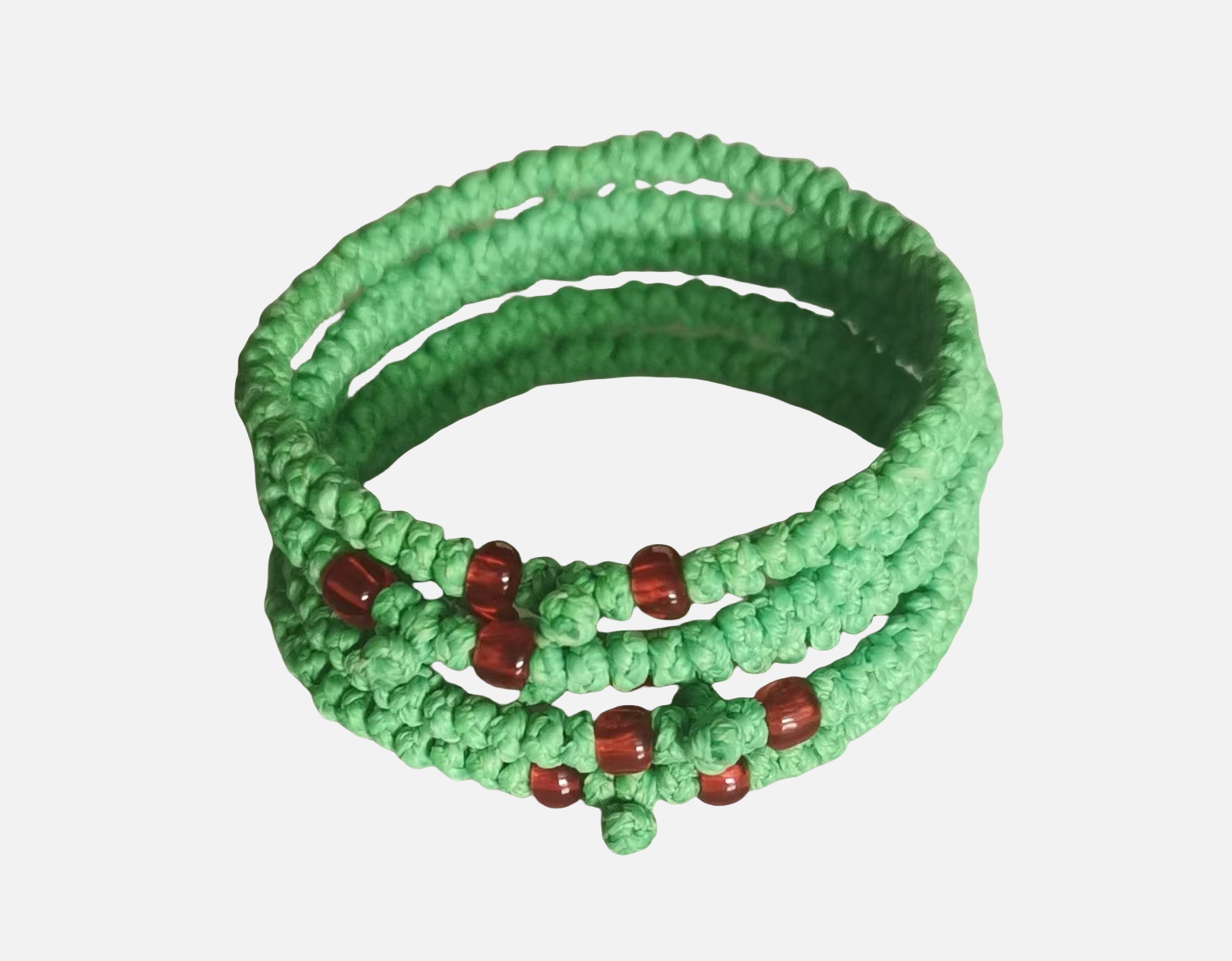 Komboskini bracelet prayer ropes Direct manufacturing from source factory Large stock supply ， Greek Prayer Rope Bracelet, green Cross Prayer Rope Komboskini With Red Beads
