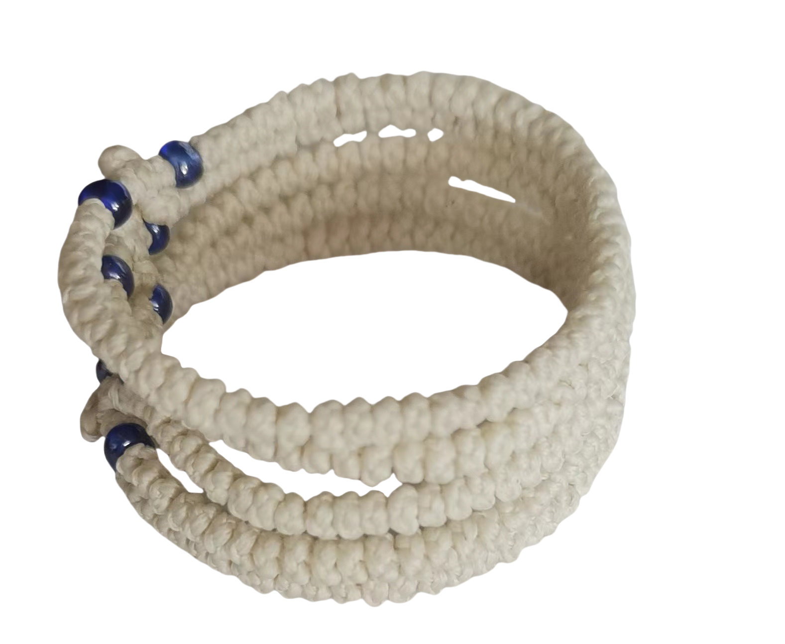 Komboskini bracelet prayer ropes Direct manufacturing from source factory Large stock supply ， Greek Prayer Rope Bracelet, gray Cross Prayer Rope Komboskini With dark blue Beads