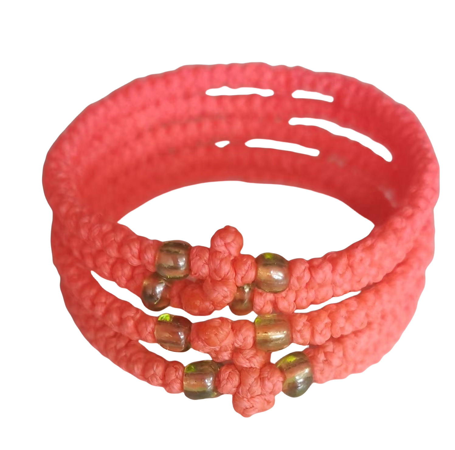 Komboskini bracelet prayer ropes Direct manufacturing from source factory Large stock supply ， Greek Prayer Rope Bracelet, pink Cross Prayer Rope Komboskini With brown Beads