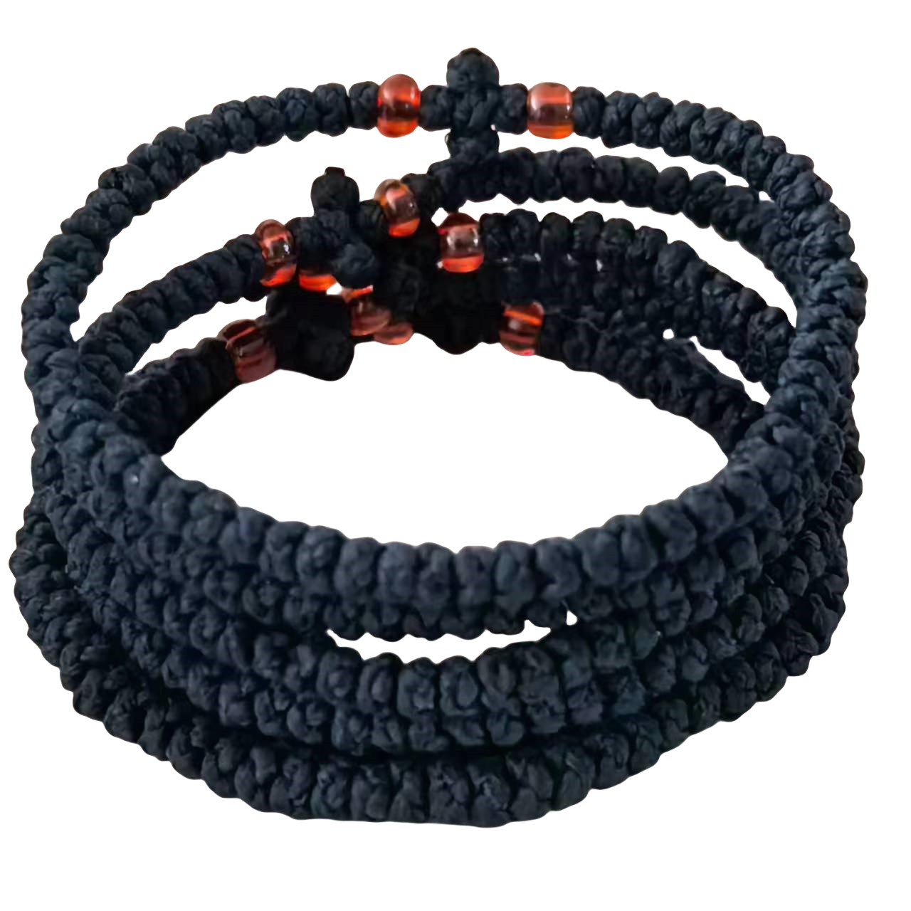 Komboskini bracelet prayer ropes Direct manufacturing from source factory Large stock supply ， Greek Prayer Rope Bracelet, dusty blue Cross Prayer Rope Komboskini With Red Beads