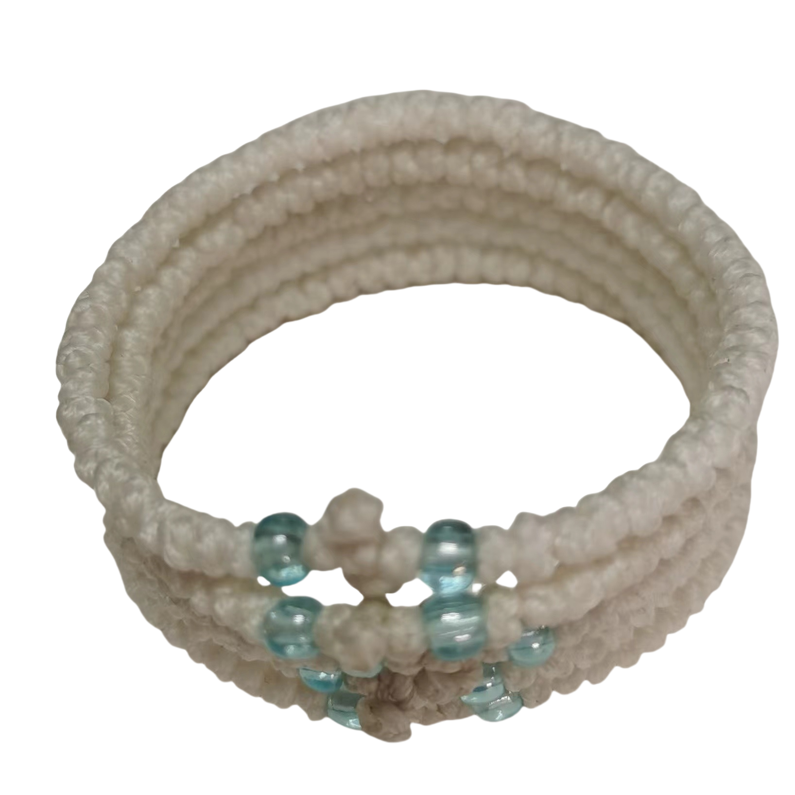 Komboskini bracelet prayer ropes Direct manufacturing from source factory Large stock supply ， Greek Prayer Rope Bracelet, gray Cross Prayer Rope Komboskini With Cambridge blue Beads