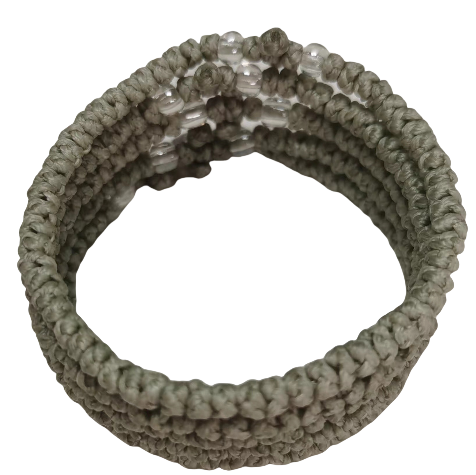 Komboskini bracelet prayer ropes Direct manufacturing from source factory Large stock supply ， Greek Prayer Rope Bracelet, light green Cross Prayer Rope Komboskini With transparent  Beads
