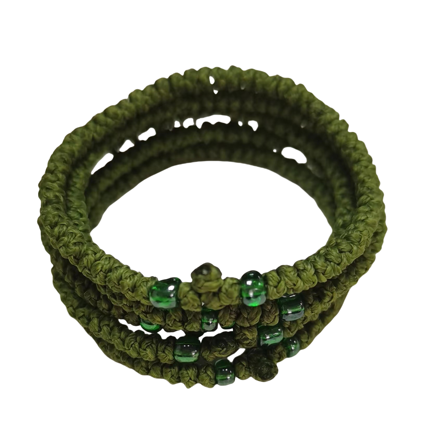Komboskini bracelet prayer ropes Direct manufacturing from source factory Large stock supply ， Greek Prayer Rope Bracelet,dark green Cross Prayer Rope Komboskini With dark green Beads