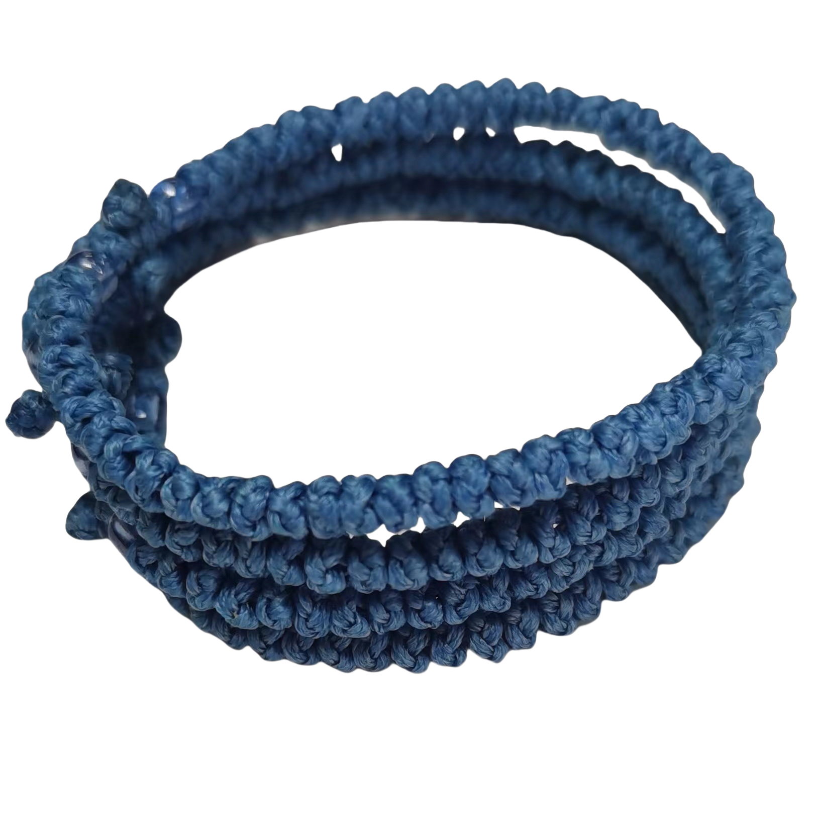Komboskini bracelet prayer ropes Direct manufacturing from source factory Large stock supply ， Greek Prayer Rope Bracelet, dark blue Cross Prayer Rope Komboskini With dark blue Beads