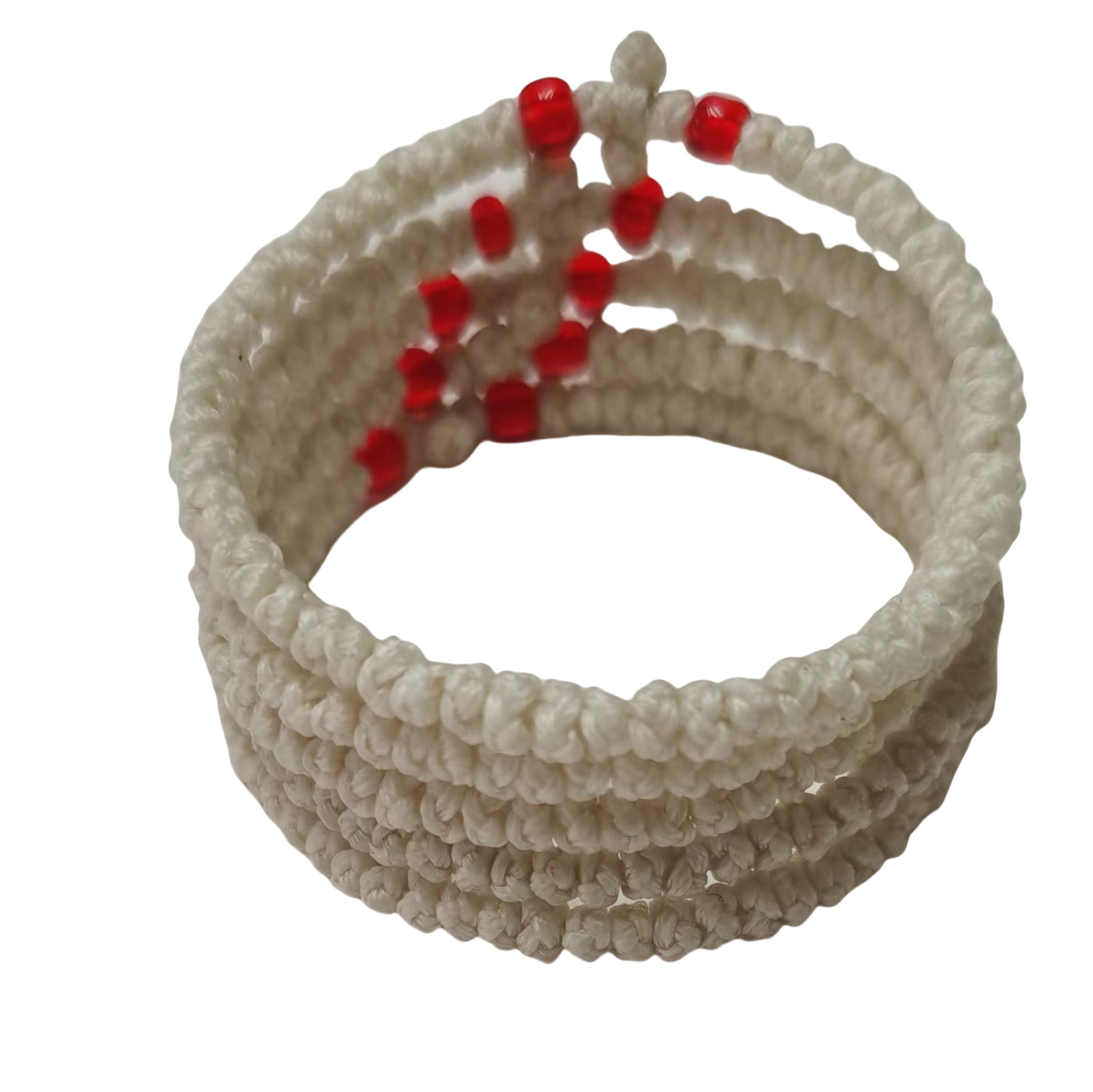 Komboskini bracelet prayer ropes Direct manufacturing from source factory Large stock supply ， Greek Prayer Rope Bracelet, gray Cross Prayer Rope Komboskini With red Beads