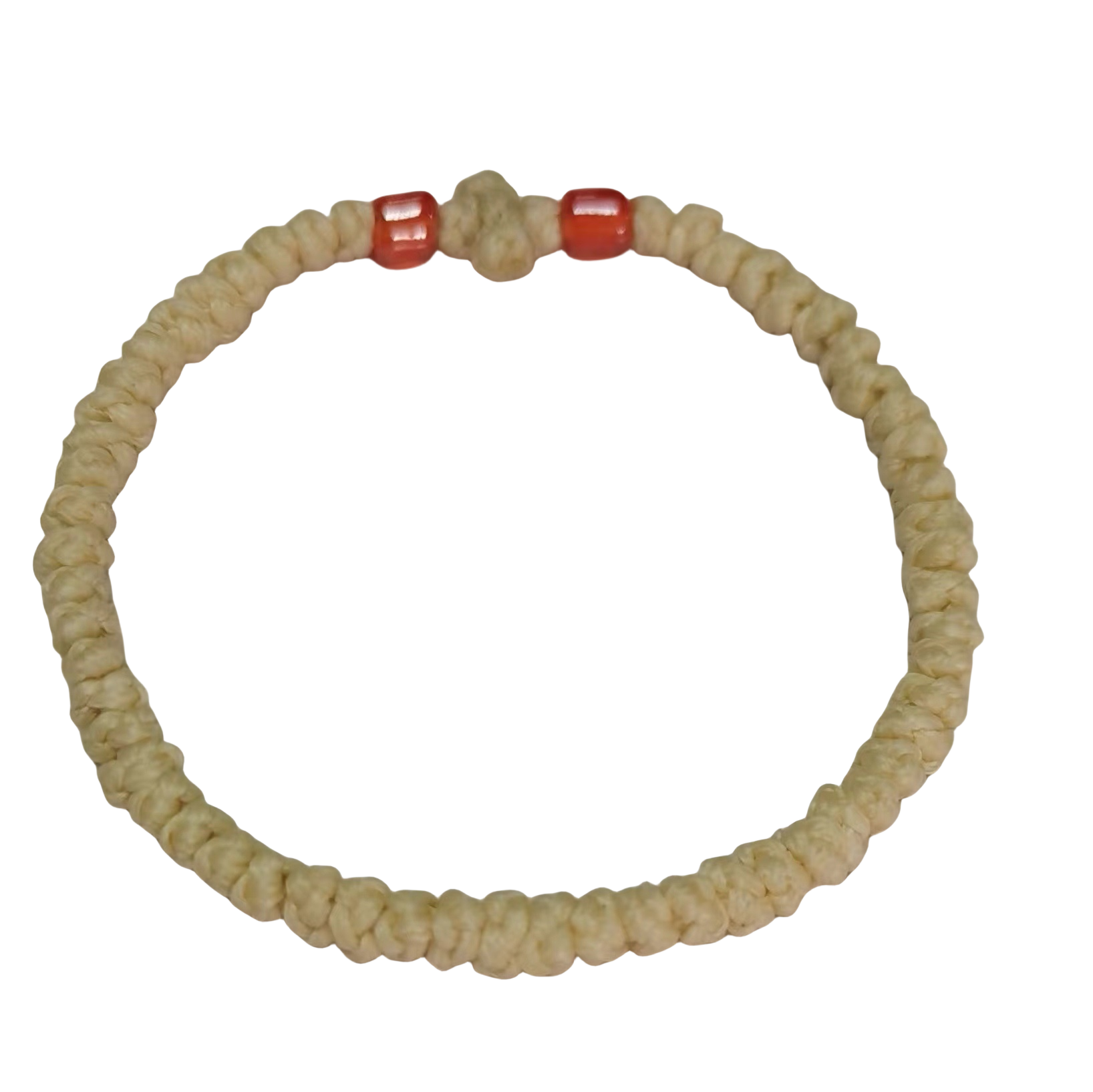 Komboskini bracelet prayer ropes Direct manufacturing from source factory Large stock supply ， Greek Prayer Rope Bracelet, brown Cross Prayer Rope Komboskini With red Beads