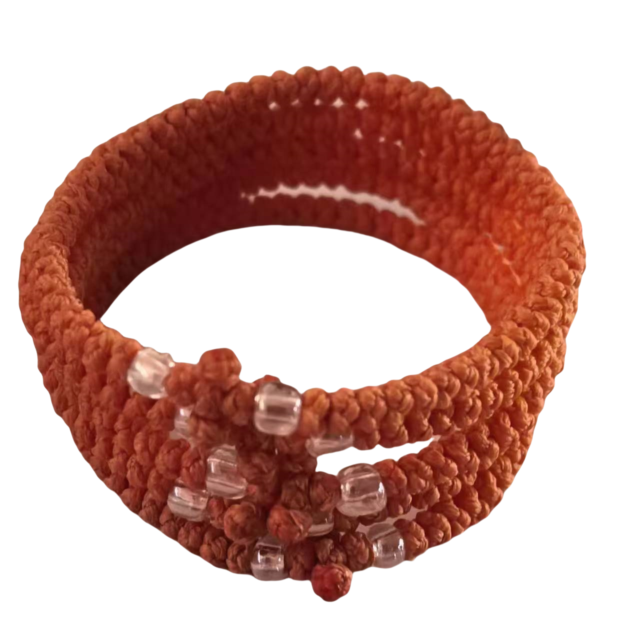 Komboskini bracelet prayer ropes Direct manufacturing from source factory Large stock supply ， Greek Prayer Rope Bracelet, orange Cross Prayer Rope Komboskini With transparent Beads