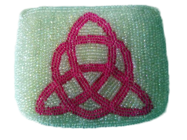 Factory direct sales of new fashion bead embroidered wallet card bag passport cover beaded purse   handbag  card bag 66