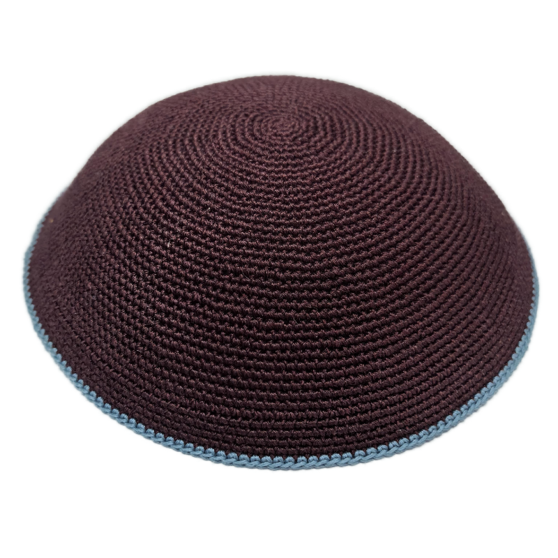 Factory custom fine knit Kippah, 100% cotton DMC hand-woven Kippah hat, DMC Kippah Yamaka Kippa Yarmulke skull hat
