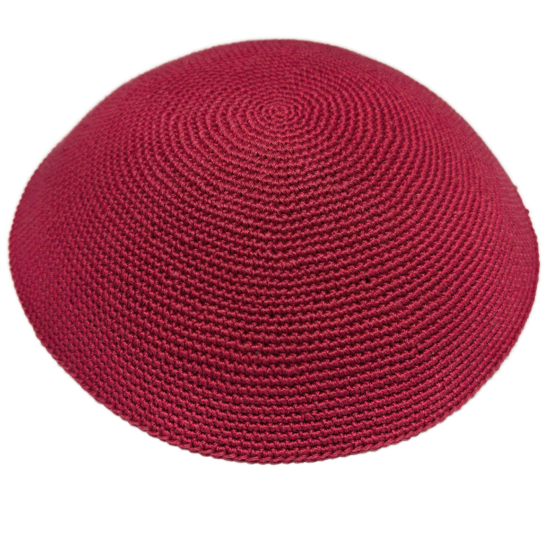 Factory custom fine knit Kippah, 100% cotton DMC hand-woven Kippah hat, DMC Kippah Yamaka Kippa Yarmulke skull hat
