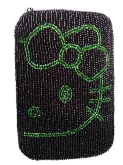 Factory direct sales of new fashion bead embroidered wallet card bag passport cover beaded purse   handbag  card bag 86