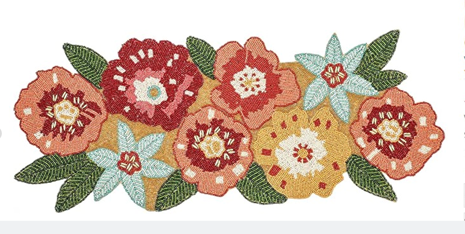 Factory Direct Selling Processing and Custom Beaded placemat Hand-Made Cup Matdishes Disc Pad Dinner Flag Table Mat Tea Table Mat