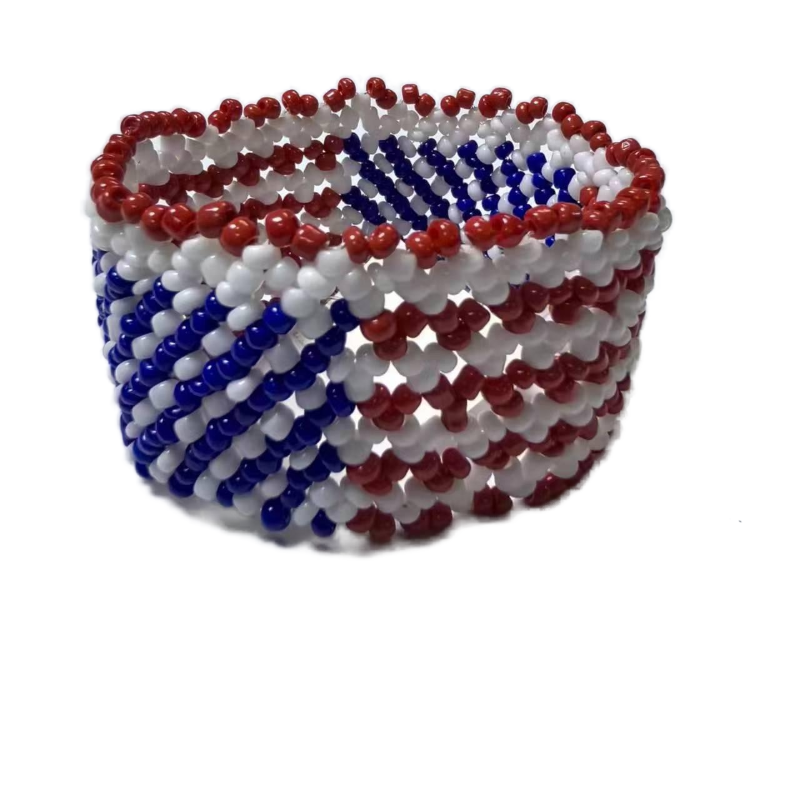 Hand beaded letter strap fashion beaded bag with beaded belt factory to undertake processing customization