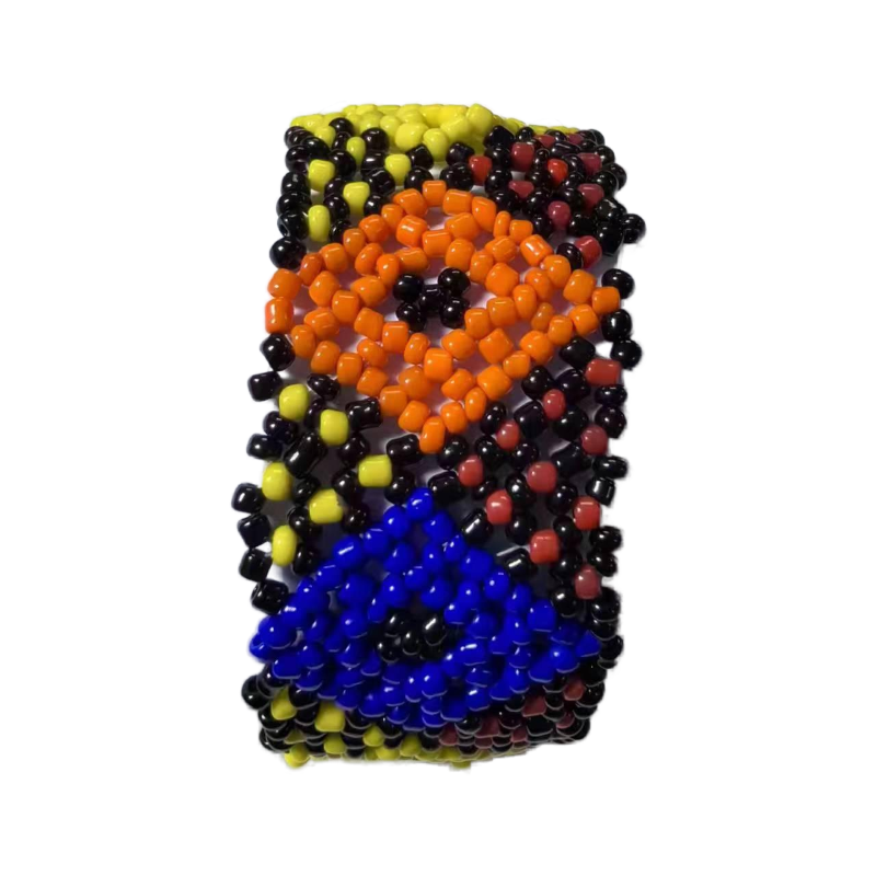 Hand beaded letter strap fashion beaded bag with beaded belt factory to undertake processing customization