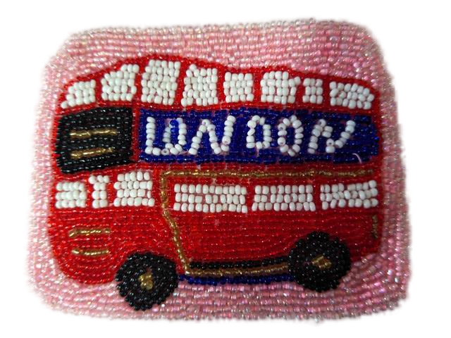 Factory direct sales of new fashion bead embroidered wallet card bag passport cover beaded purse   handbag  card bag 72