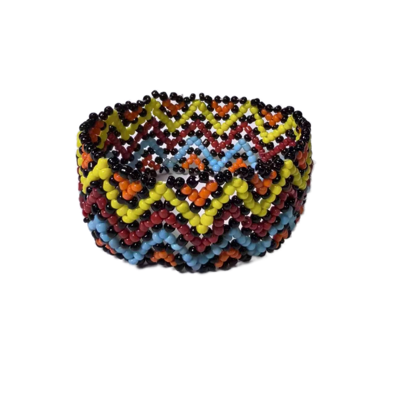 Hand beaded letter strap fashion beaded bag with beaded belt factory to undertake processing customization