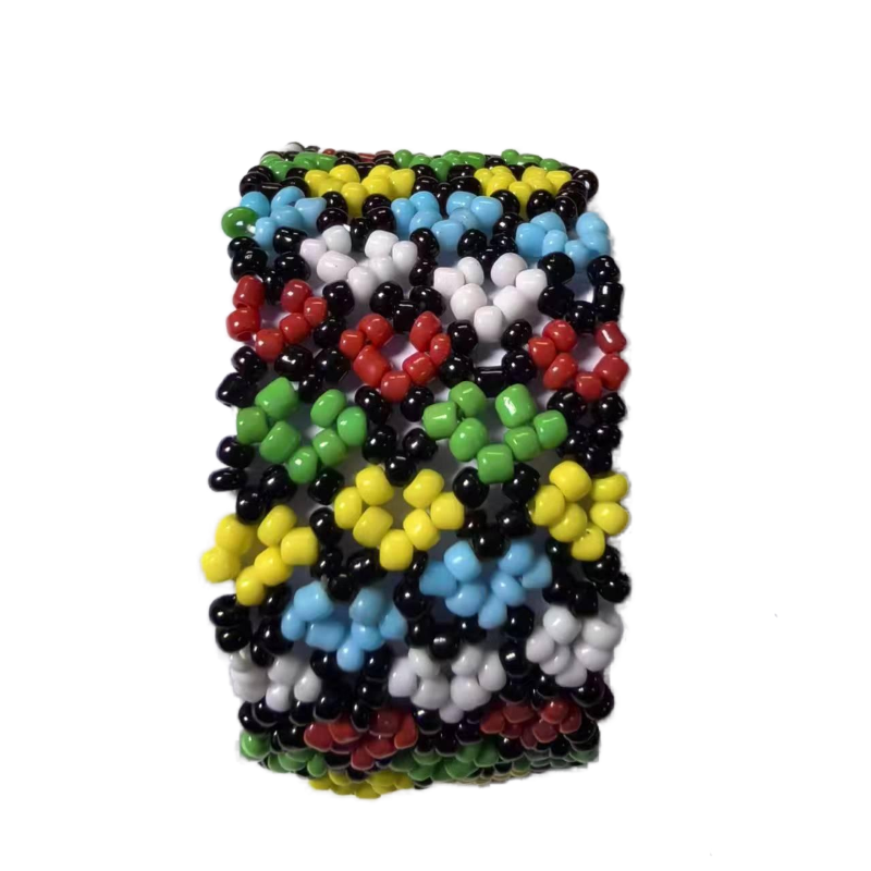 Hand beaded letter strap fashion beaded bag with beaded belt factory to undertake processing customization