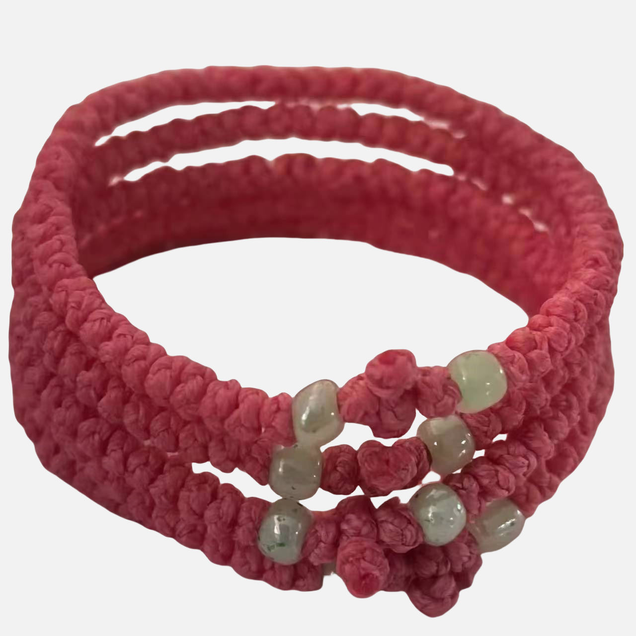 Komboskini bracelet prayer ropes Direct manufacturing from source factory Large stock supply ， Greek Prayer Rope Bracelet, Pink Cross Prayer Rope Komboskini With creamy white Beads